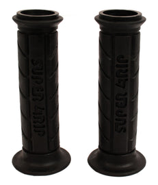 Universal Black Superbike Grips - 7/8