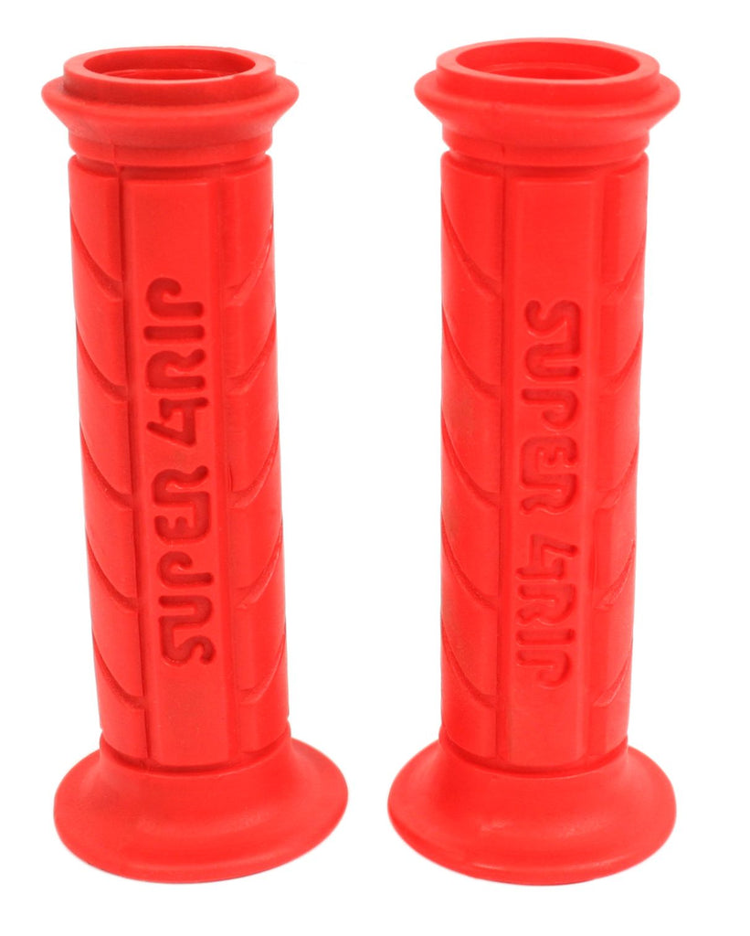 Universal Red Superbike Grips - 7/8"