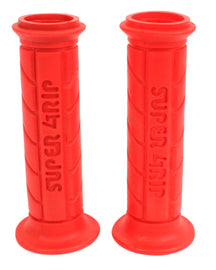 Universal Red Superbike Grips - 7/8