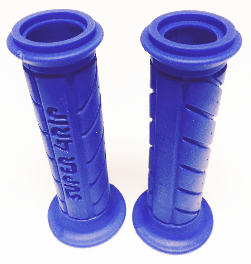 Universal Blue Superbike Grips - 7/8"