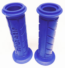 Load image into Gallery viewer, Universal Blue Superbike Grips - 7/8"