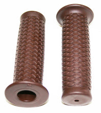 Load image into Gallery viewer, Universal Retro Grips - Dark Brown - 7/8"