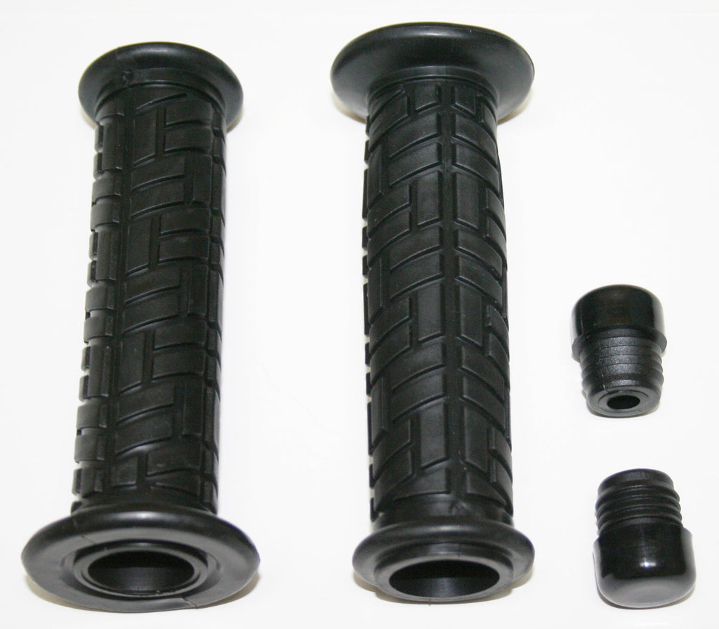 Universal Black Laser Grips - 7/8"