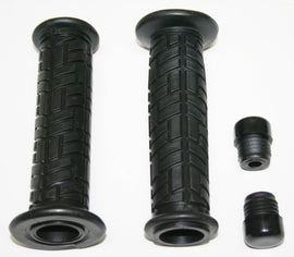 Universal Black Laser Grips - 7/8