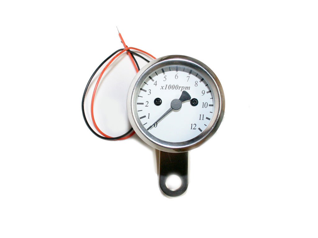 Tachometer -1.9" White Face - XS650 Direct