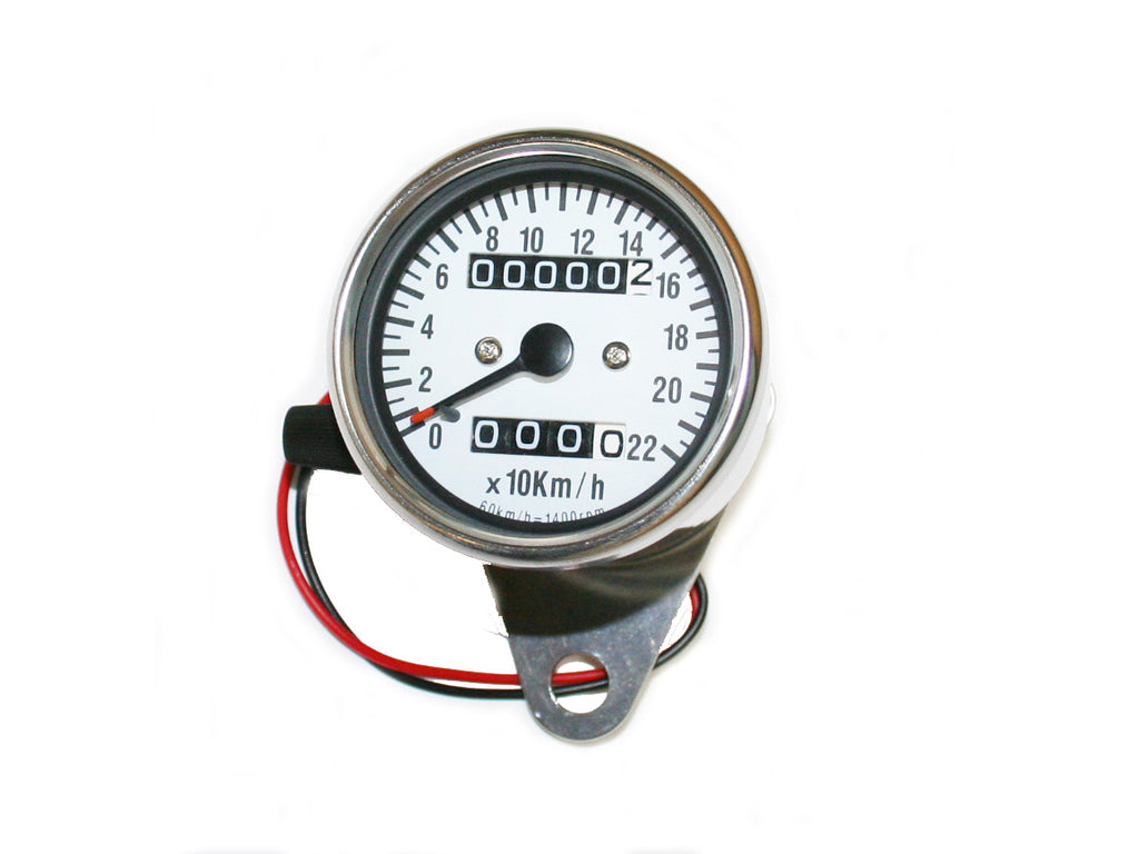 Speedometer - 2.25" White Face - KPH (03-0754) - XS650 Direct