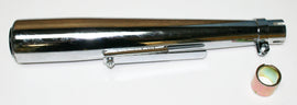 Universal Chrome Straight XS Style Muffler - 21