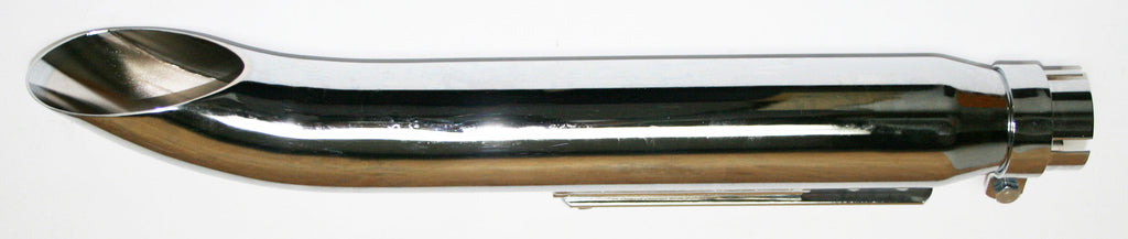 Universal Chrome Turn Out Muffler - 20" Long
