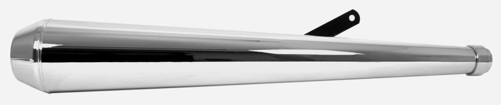 Universal Chrome Dunstall Style Muffler - 27 1/2" Long