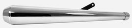 Universal Chrome Dunstall Style Muffler - 27 1/2