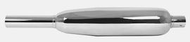Universal Chrome Triumph Style Muffler - 24