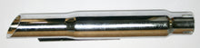 Load image into Gallery viewer, Universal Chrome Slash Cut Muffler - 15" Long