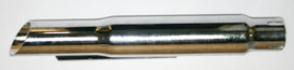 Universal Chrome Slash Cut Muffler - 15