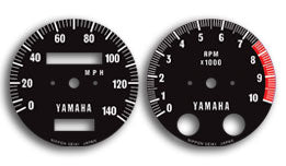 XS2 - Gauge Face Decals - Black (07-4633)