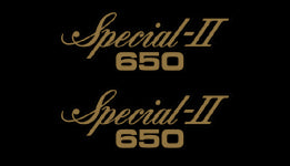 Side Cover Decals - XS650 Special II - 1981 - XS650 Direct