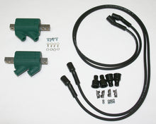 Load image into Gallery viewer, Universal Dynatek Performance High Output 3 Ohm Ignition Coil Set/2 With Plug Wires