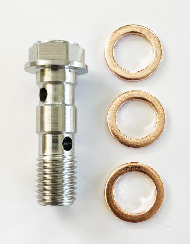 Universal Standard Double Banjo Bolt - M10 x 1.25 x 32mm