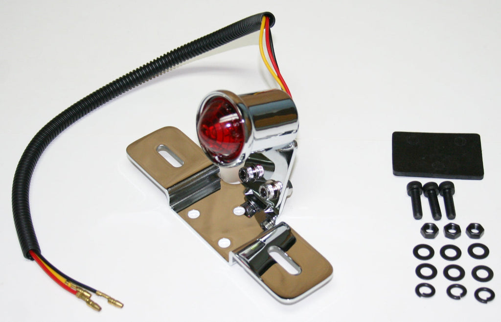 Universal Vintage Round Chrome Tail Unit