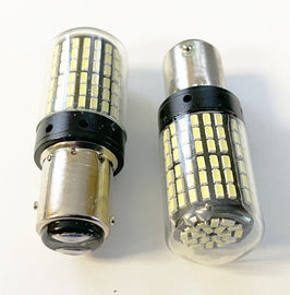 Universal 1157 Clear LED Indicator / Tail Unit Bulb Set/2