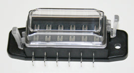 Universal Deluxe 6-Way Fuse Block for Mini or Standard Plug in Fuses