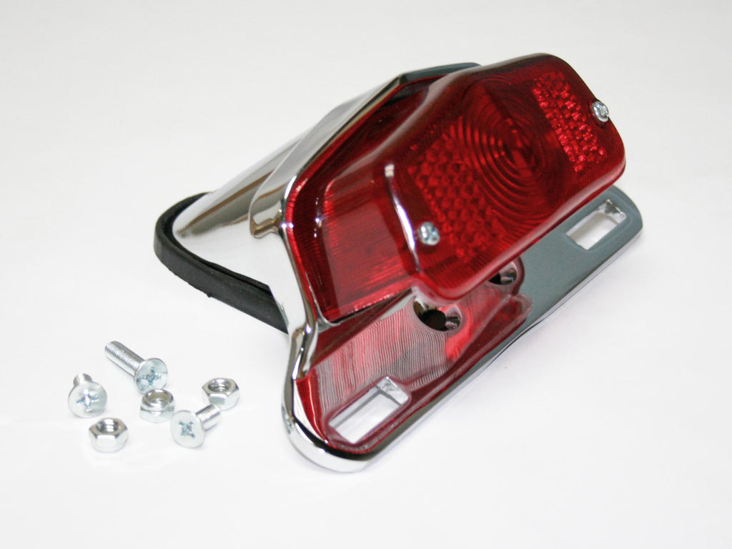 Chrome British Style Tail Light - XS650 Direct