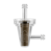 Load image into Gallery viewer, Universal 90 Degree Bronze Inline Fuel Filter - 1/4"