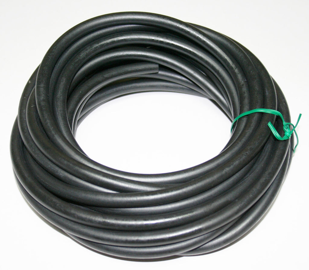 Universal 25 Foot Roll Black Rubber Fuel Line 1/4" ID