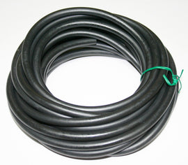 Universal 25 Foot Roll Black Rubber Fuel Line 1/4