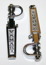 Load image into Gallery viewer, Universal Custom Yamaha Chrome Crash Bar Highway Footpeg Set
