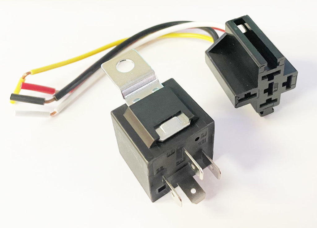 Universal Relay with Base - 4 Pin - 12v 40Amp