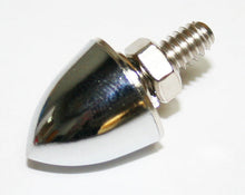 Load image into Gallery viewer, Universal Chrome Bullet Shaped License Plate Bolt